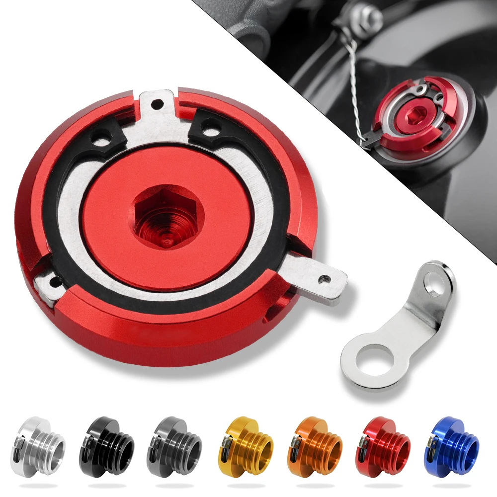

Motorcycle Engine Oil Filter CoverCap M20*2.5 FOR Ducati 796 MONSTER 696 MONSTER 999/S/R 749/S/R CBR600RR F2 F3 F4 F4I CBR600 F5