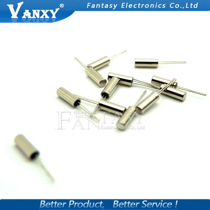 

20pcs 32.768KHz Error 20ppm 3*8 32.768K 12.5pF Cylinder quartz resonator