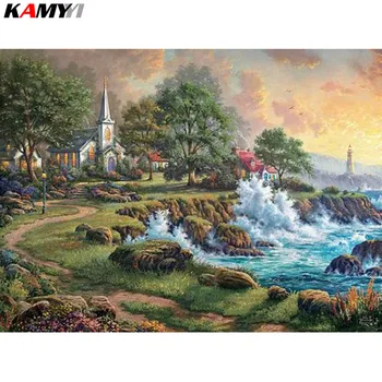 

Full Square/Round Diamond Painting landscape Picture Of Rhinestones Diamond Mosaic Sale Home Decor Diamond Embroidery XY1