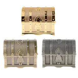 Винтажные металлические ювелирные изделия сокровища маленькие безделушки сундук Коробка органайзер для женщин