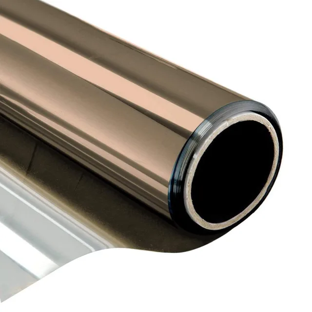 Película de protección para ventana, adhesivo tipo espejo reflectante con control térmico, de protección anti-uv, privacidad, ancho de 60/70/80/90 cm, 400 cm de largo Película de protección para ventana, adhesivo tipo espejo reflectante con control térmico, de protección anti-uv, privacidad, ancho de 60/70/80/90 cm, 400 cm de largo