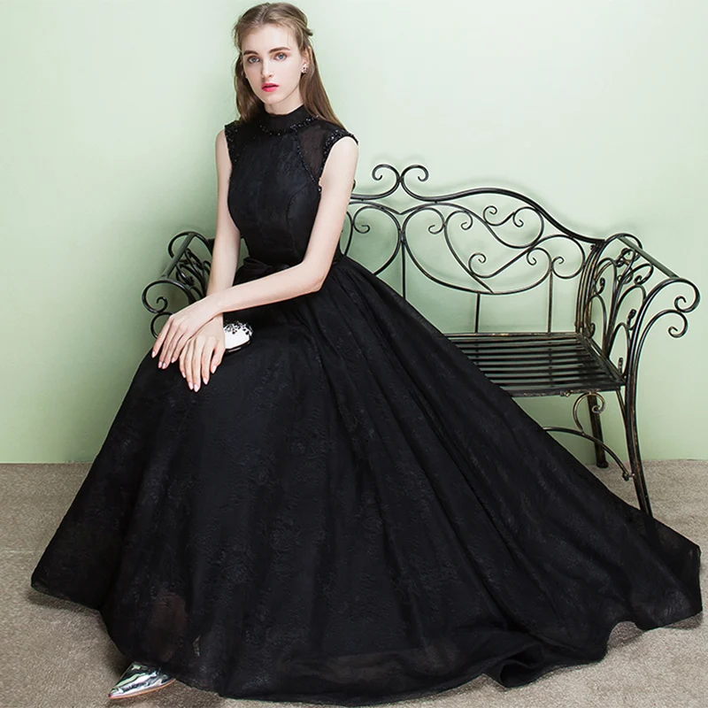 Modest Black Dress Formal