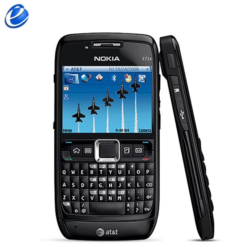 Оригинальная Nokia E71 QWERTY клавиатура 3.15MP Wi Fi Symbian OS FM радио сотовый телефон