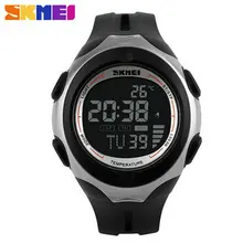Flash sale 2016 skmei waterproof digital watch Outdoor Led Women Lady Electronic Girls Sports Alarm design Multifunctional New