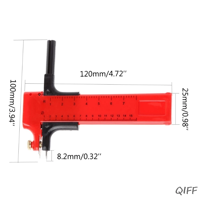 Поворотный компасы круг резак бумага картон резиновый виниловый кожа книги по искусству Craft Tool Mar28
