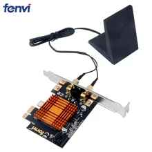 Dual Band Беспроводной AC1200 PCI-E Wi-Fi адаптер 867 Мбит 802.11ac Bluetooth 4,2 с Intel 8265 Wi-Fi карты антенной для настольных ПК