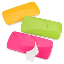 QuickDone креативный карамельный цвет автомобильный солнцезащитный козырек пластиковая коробка для салфеток скользящая Обложка бумажный держатель для салфеток зажим HG0543