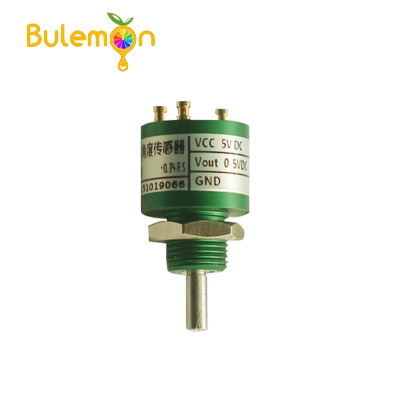 Angle Sensor Hall Effect Potentiometer 5V Analog Non Contact Instrument 0-360°