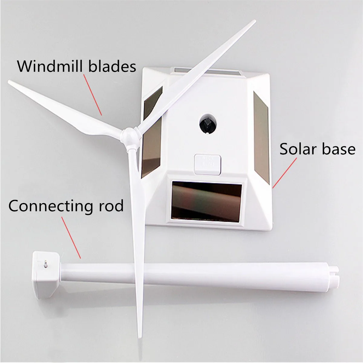 2 в 1 Солнечный ветряной генератор Модель и выставочный стенд ветряная мельница образовательный комплект сборки Украшение Рабочего Стола