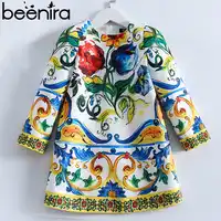 Beenira เด็กแขนยาวเด็กยุโรปและสไตล์อเมริกันรูปแบบเด็กชุดเจ้าหญิงสำหรับ 4-14Y หญิงชุดฤดูหนาว