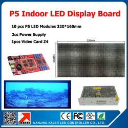 P5 светодиодный дисплей комплекты 10 шт. полный цвет SMD 3in1 модуль + 1 Асинхронный контроллер + 2 источник питания P5 indoor светодиодный экран