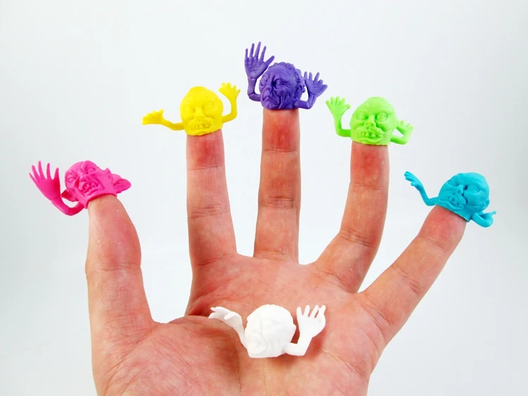 Веселые красочные пальцем кукольный для рассказывая истории Хэллоуин забавные игрушки фигурку для рассказывая истории Хэллоуин детей