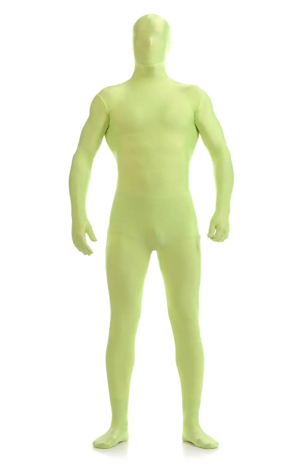 Новейший взрослый костюм-невидимка Zentai костюмы Blow Up синий фиолетовый зеленый красный 26 цветов полный тело Хэллоуин Вечеринка Косплей Костюм - Цвет: NO.14