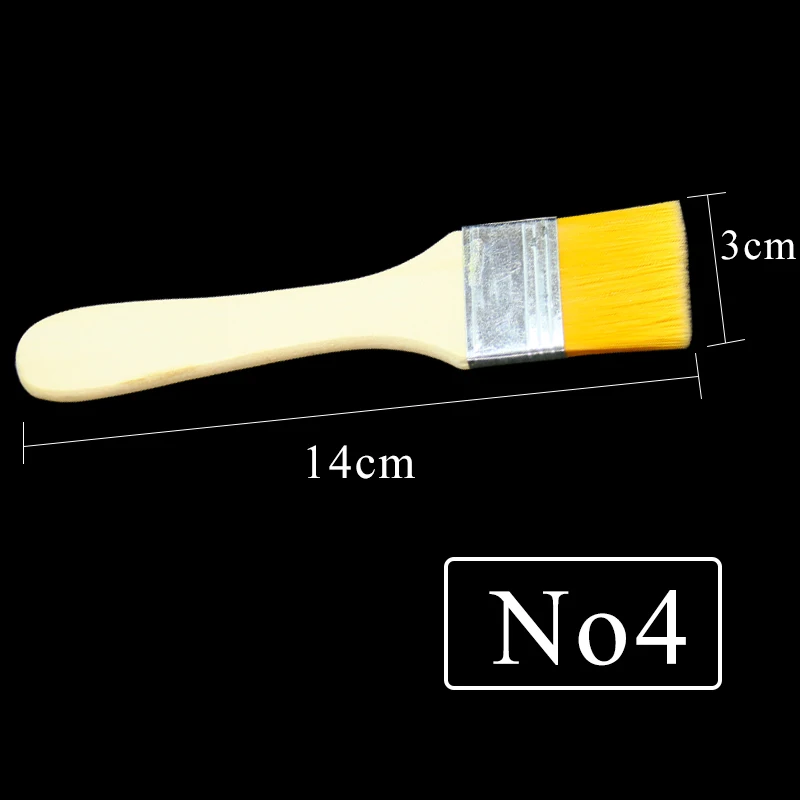 10 шт. кисти, клей для кистей, подметать Золотые листья, хорошее качество кисти, мягкие, хороший инструмент для золочения листьев - Цвет: NO4