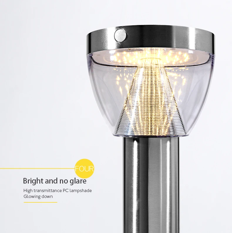 Coluna de Energia Lâmpada de Indução Luz do Jardim ao ar Savia Livre Solar Ip44 13 Cheap Lâmpadas solares