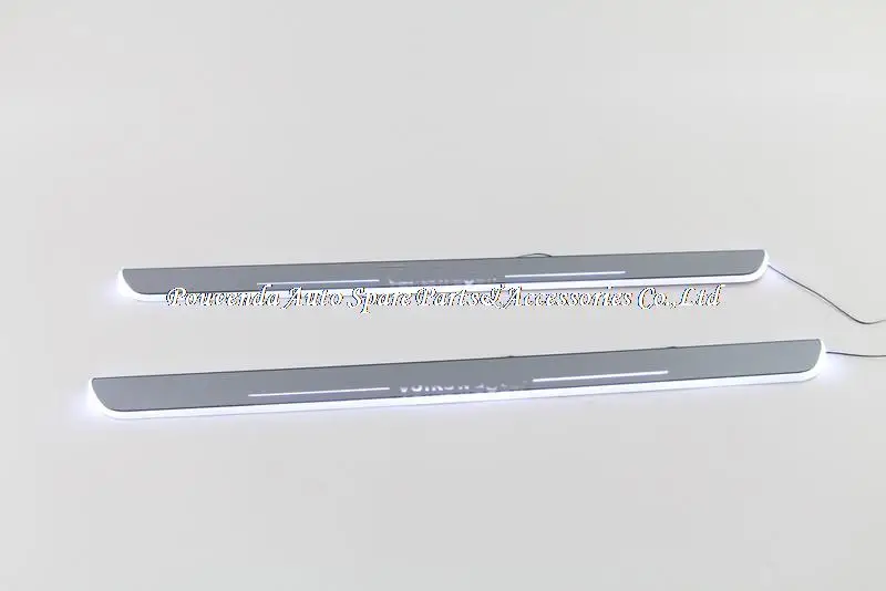 LED flash light Door Sill scuff plate For Volkswagen VW CC threshold