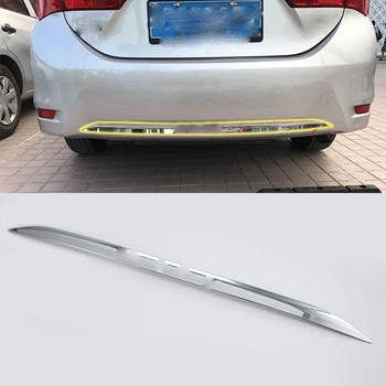 

Car body kits ABS chrome rear bar trims cover Car Sticker For TOYOTA COROLLA 2017