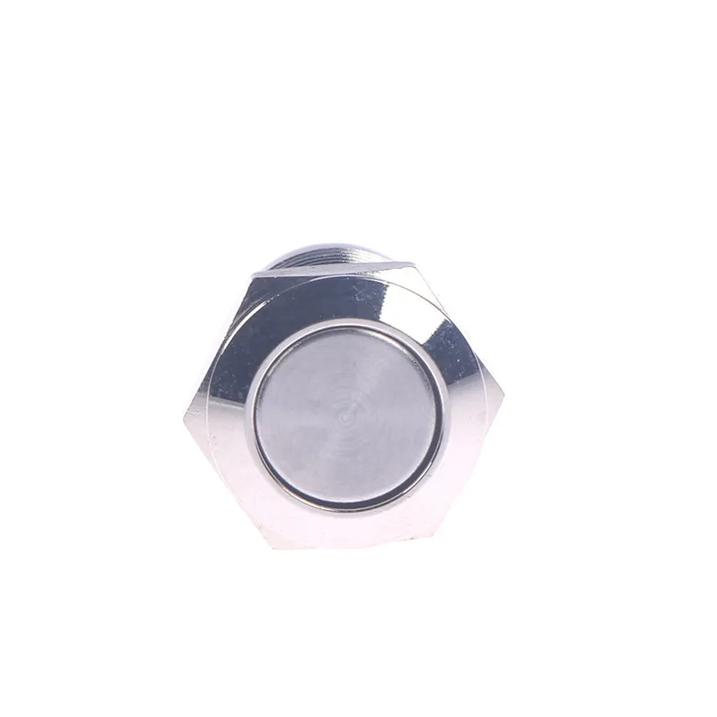 12 мм водонепроницаемый мгновенный круглый металлический кнопочный переключатель из нержавеющей стали JB домашняя аппаратная часть маленький объект переключатель плоский самовосстановление