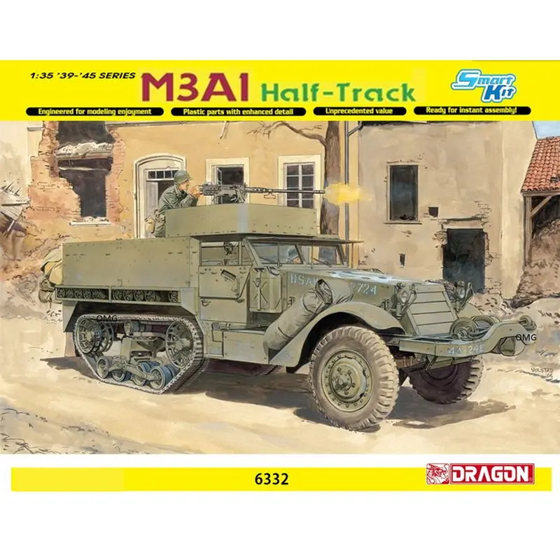 

DRAGON 6332 1/35 M3A1 Half-Track - Scale model Kit