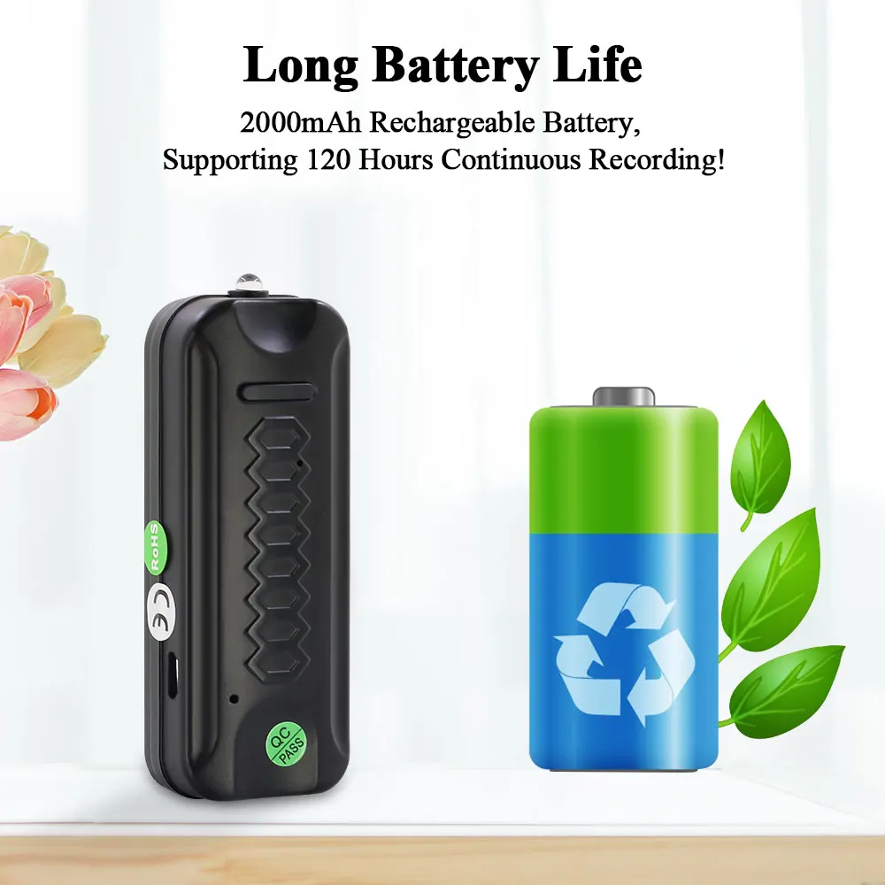 China Powerful Magnet Digital Voice Recorder with