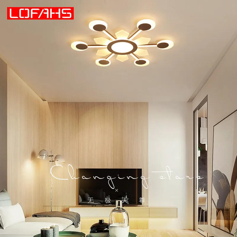 

LOFAHS New Modern LED Ceiling light for Dining Room Study Bed Room Corridor Foyer Brown Ceiling Lamp house Lighting Fixtures