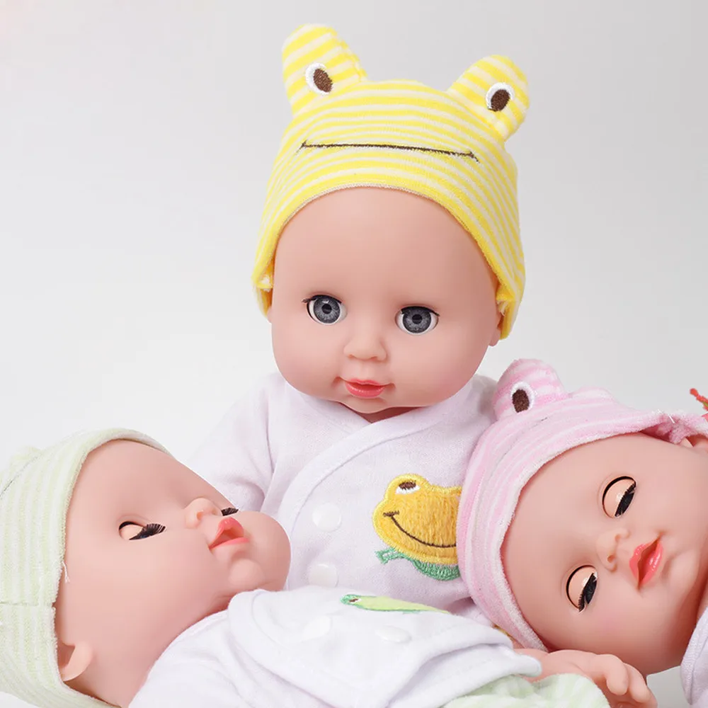 HIINST Reborn Baby Dolls глаза мигающие милые мягкие младенческие куклы для детей игрушки для мальчиков и девочек Подарки на день рождения Reborn Baby Doll Boy