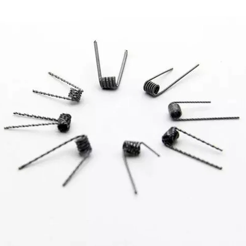 Nigel 48PS Vape Coil Prebuilt Coils 8 In 1 Coil Set with 10 Pcs Cottons Heating Resistance Wire for DIY RDA RTA Atomizer Nigel 48PS Vape Coil Prebuilt Coils 8 In 1 Coil Set with 10 Pcs Cottons Heating Resistance Wire for DIY RDA RTA Atomizer