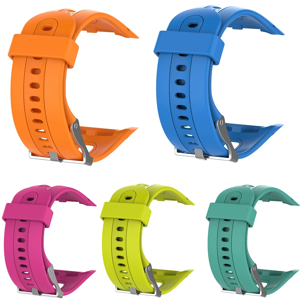 Сменные силиконовые часы унисекс наручные для Garmin Forerunner 10/15