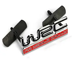 3D из металла WRC передняя решетка эмблемы наклейки на автомобиль Стайлинг для Toyota Yaris Ford fiat Citroen автомобильные аксессуары