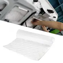 Sound Heat Insulation Cotton 80*50cm 5mm Car Sound Deadener Proofing Foam Deadening Vehicle Heat Shield Insulation Mat