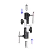 Adjustable Flash Shoe Umbrella Holder Light Stand U-shape Bracket  360 Degree Umbrella bracket for diffuser  free shipping! ► Photo 3/6