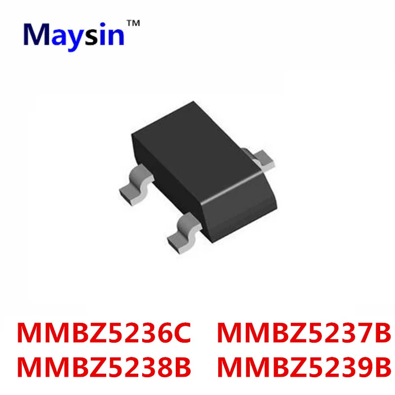 3000PCS SOD 323 MMBZ5236C 7V5 MMBZ5237B 8V2 MMBZ5238B 8V7 MMBZ5239B 9V1 ...