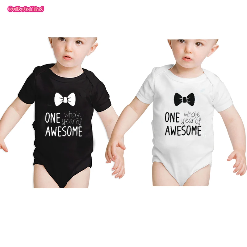 Boy First Birthday Shirt One Whole Year of Awesome