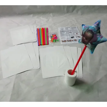 

A4 paper inject balloon, Design and print balloons at home, perfect for birthdays, weddings and holidays, easy assembly 10pcs