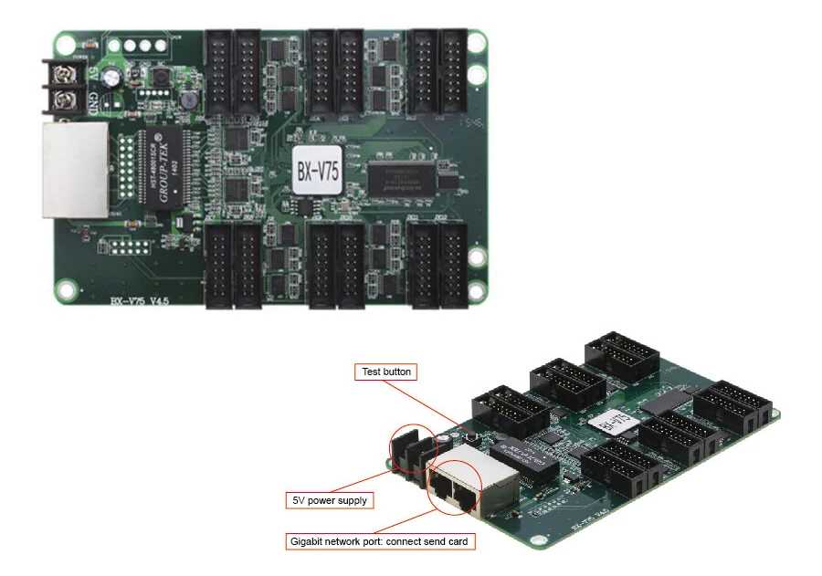 BX-V75 Onbon cartão de Recebimento da cor