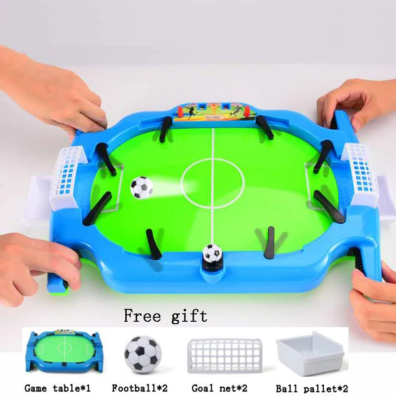 Soccer Table Football Game Foosball Toys mini Board Training Ejection Double Fight Novelty Power Shot Skill Indoor Sport 37*24CM