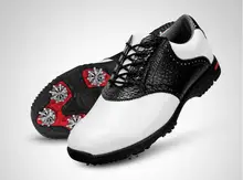 High quality!PGM Mens Golf Sports Spiked Genuine Leather ShoesLight weight Breathable Waterproof,Free shipping