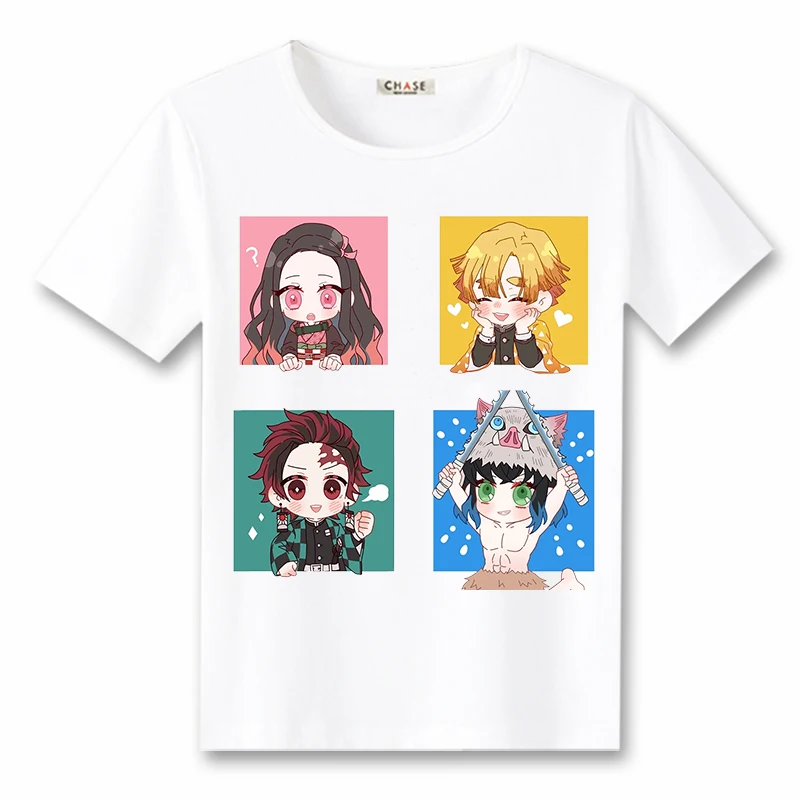Cosroad Demon Slayer: Kimetsu No Yaiba Косплей Футболка Kamado Tanjirou Nezuko костюмы мужчины женщины