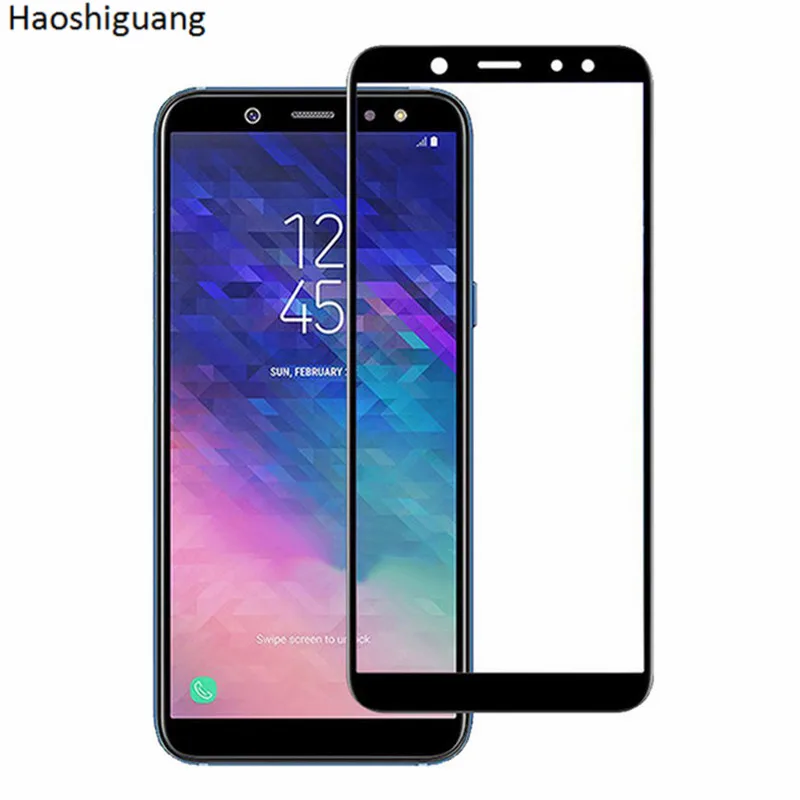 

Tempered Glass For Samsung Galaxy A6 2018 A6plus A600F Screen Protector on the For Samsung A6 Plus A6+ A 6 Protective Film Cover