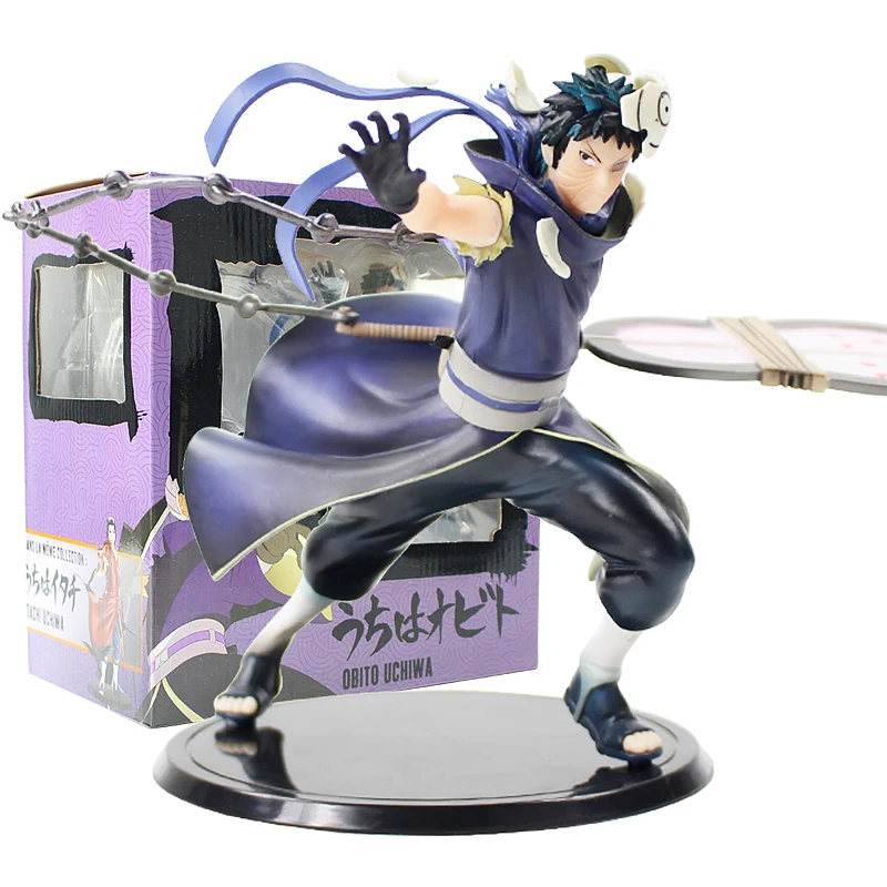 

17cm Anime Naruto Shippuden Uchiha Obito Uchiwa Figurine PVC Action Figure Collection Model Toys Doll