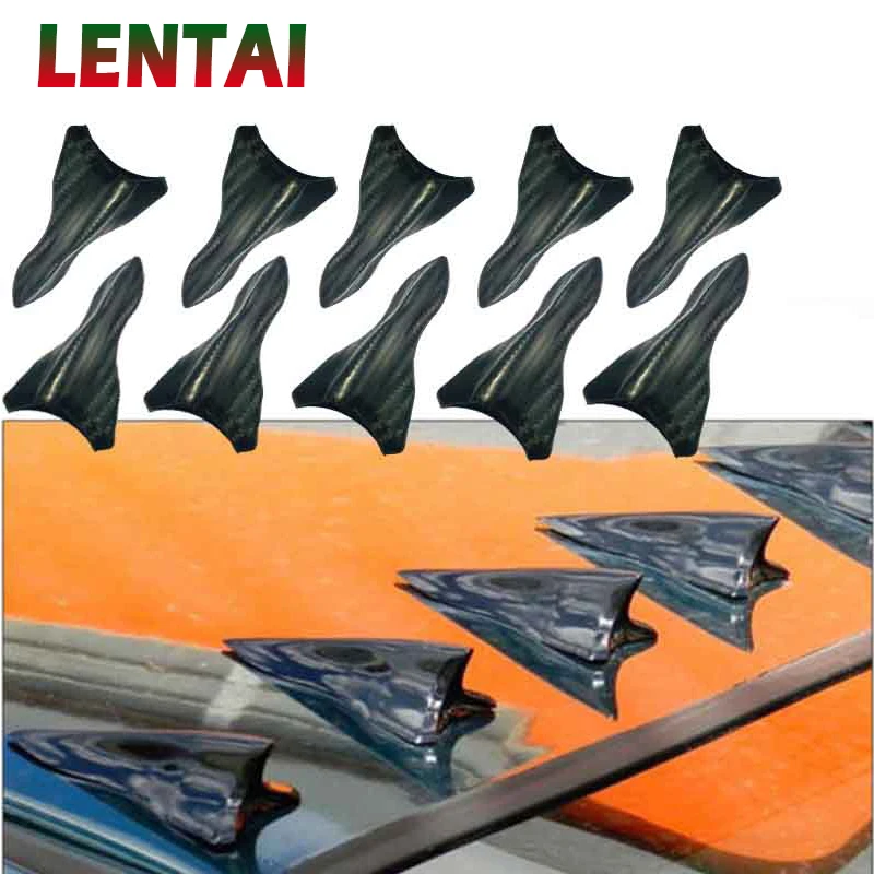 

LENTAI Universal Car Carbon Fiber Shark Fin Roof Tail For Audi a3 a4 b6 b8 b7 b5 a6 Volkswagen VW Polo Golf 4 5 7 6 Accessories