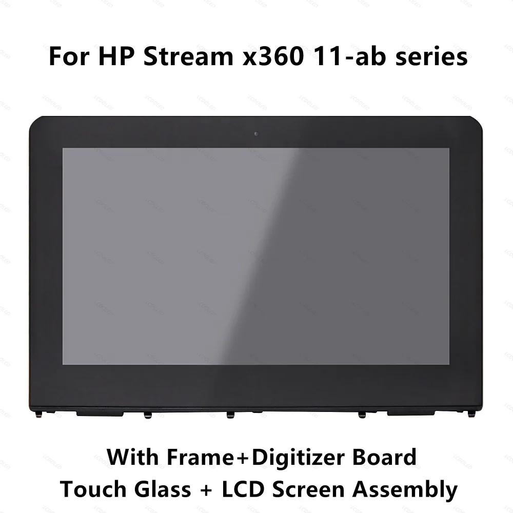 For HP Stream x360 11-ab 11-ab103tu 11-ab118tu 11-ab122tu 11-ab162nd Full LCD Display Touch Screen Digitizer Assembly with Frame |