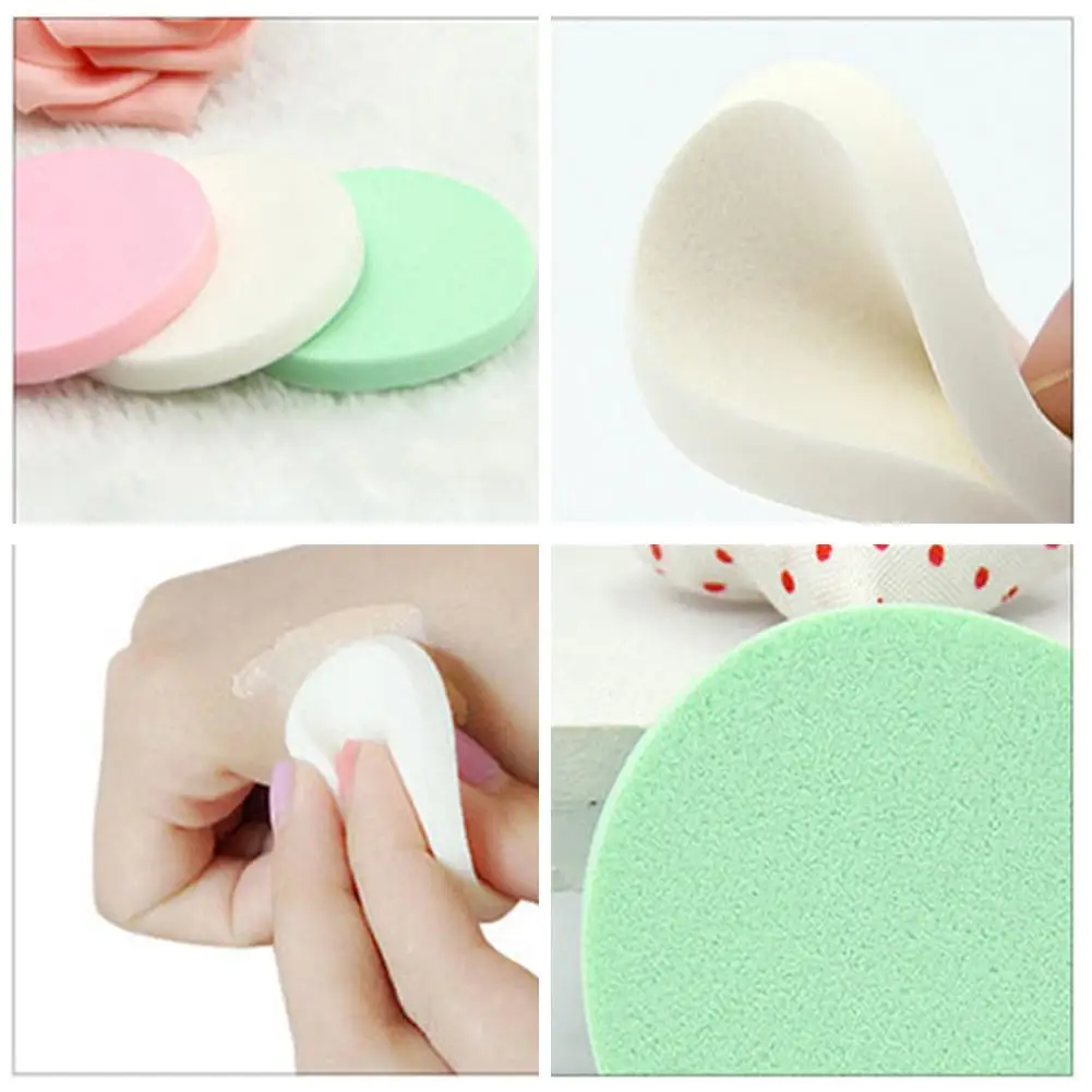 20 pcs Makeup Sponge Powder Puff Foundation Cosmetic Facial Sponges Soft Powder Puff for Beauty Tool Random Color