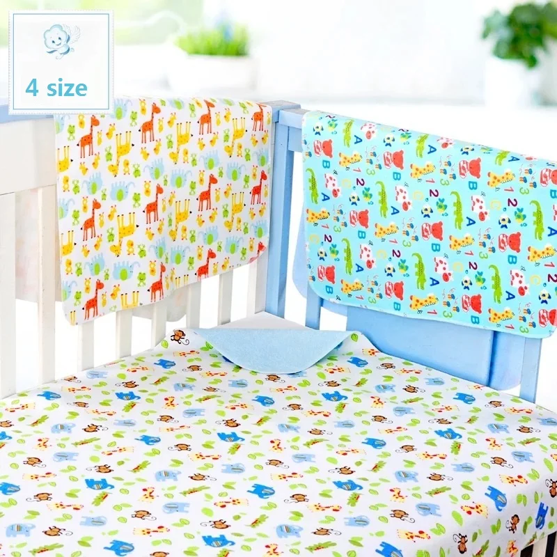 4 size 3 Layers Baby Bamboo Changing Pads Newborn Baby Changing Pad For
