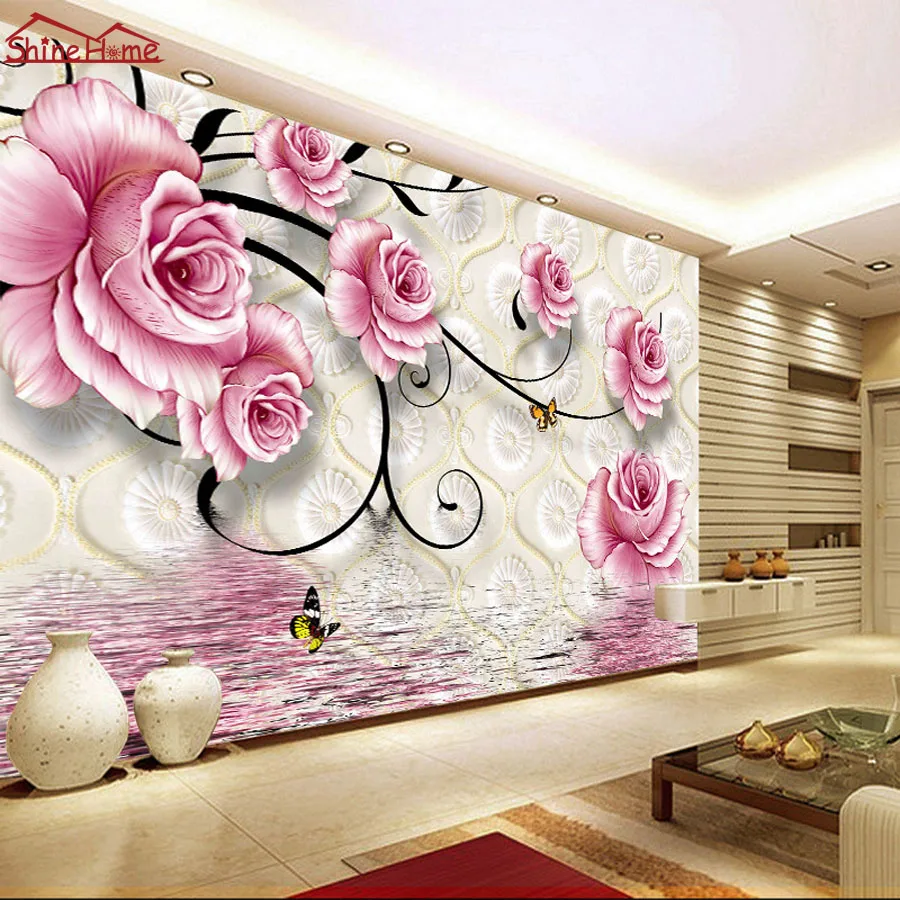 Compare Prices On Wallpaper Butterfly Pink Online Shopping Buy