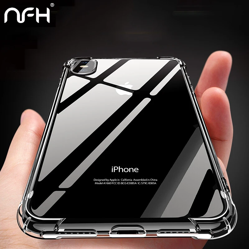 Shockproof Clear Soft Phone Case On the for iPhone X XS Max XR 6 s 6S 7 8 Plus 5 5S 11 Pro Silicone Luxury Cases Back Cover |