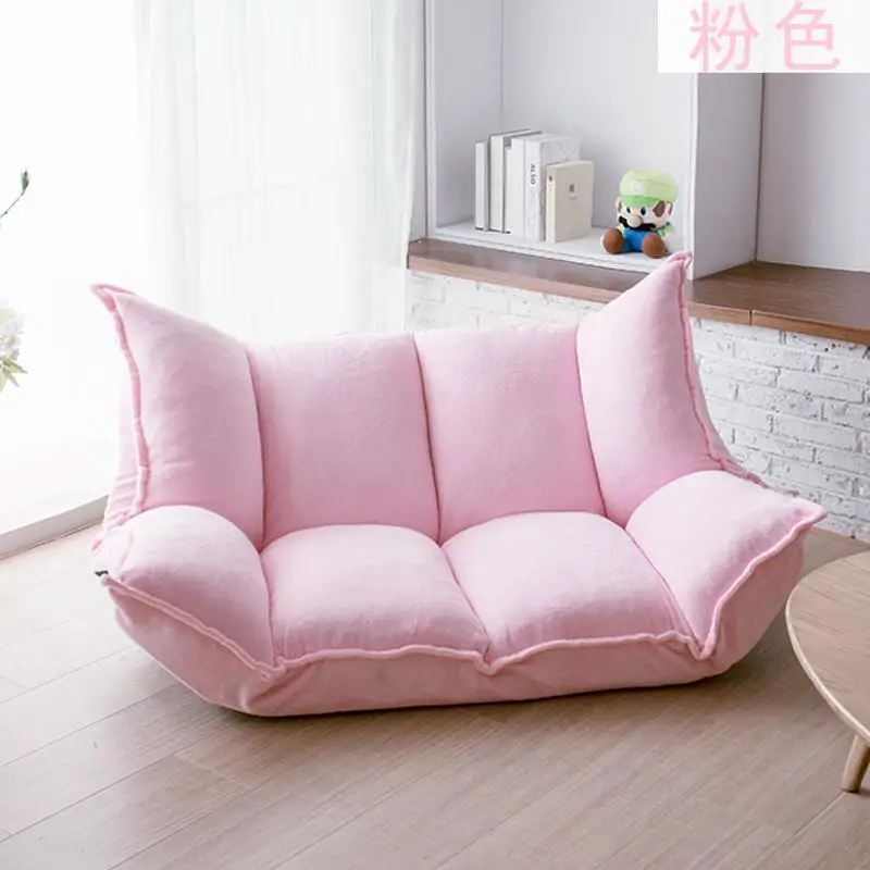 Ленивый диван татами один напольный диван-кровать съемный моющийся складной стул карамельный цвет Повседневная спальня Ян - Цвет: style 7