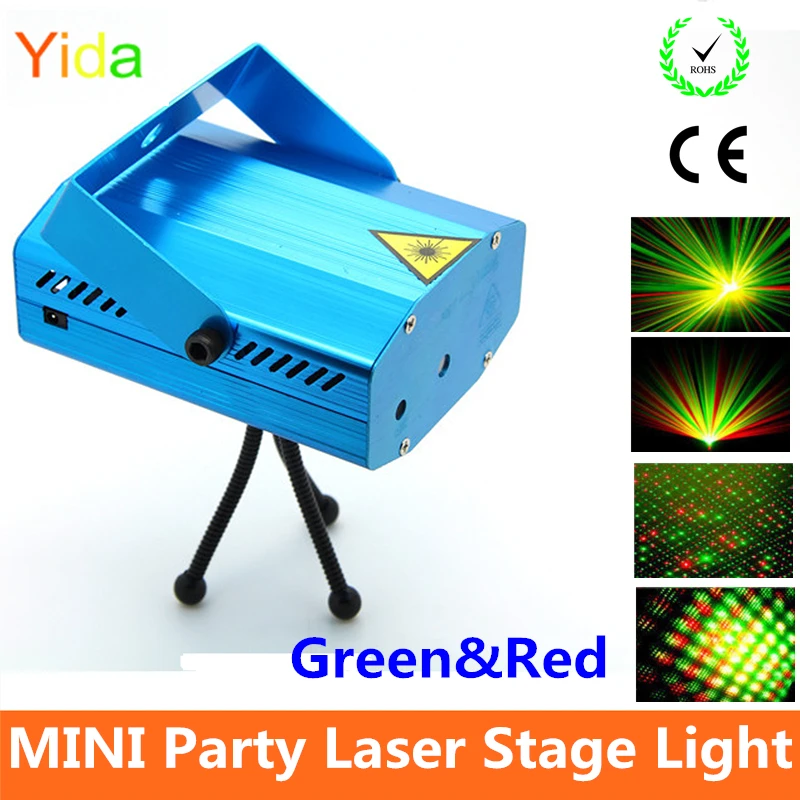 

Mini stage sound/auto controled party stroboflash holographic lighting KTV DJ Disco Dance Lights laser projector stroboscopic