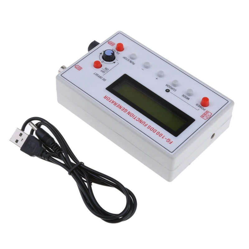 FG 100 DDS функция генератора сигналов счетчик частоты 1 Гц 500 кГц|Генераторы сигнала|