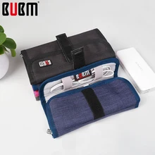 BUBM multifunktions rolltasche daten draht reciving tasche organizer kopfhörer tasche reisen reise bewegliche energienbank tasche